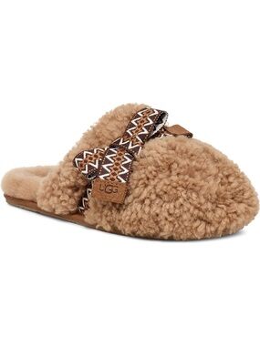UGG Maxi Curly Genuine Shearling Scuff Slipper
